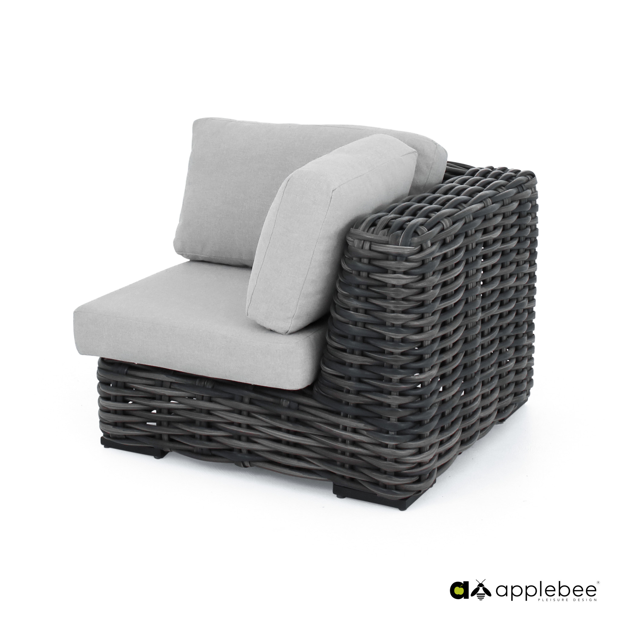 Apple Bee tuinmeubelen Elements XL hoek module | Black Wash