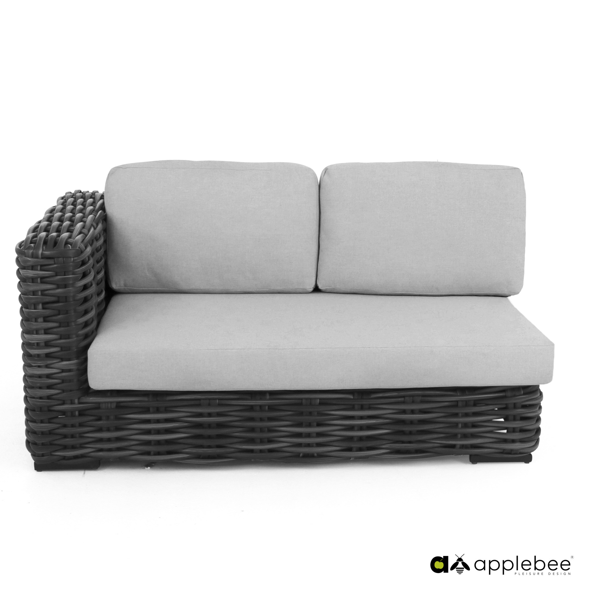 Apple Bee tuinmeubelen Elements XL 2-zits module rechts | Black Wash