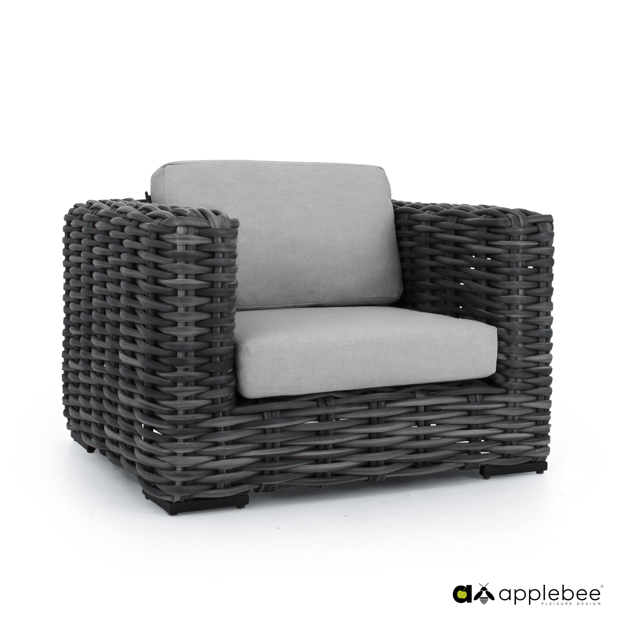Apple Bee tuinmeubelen Elements XL Loungestoel | Black Wash