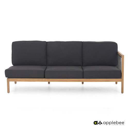 Apple Bee tuinmeubelen Loungebank| La Croix | Applebee | 3 zits | Leuning links |Teakhout Apple Bee tuinmeubelen Loungebank| La Croix | Applebee | 3 zits | Leuning links |Teakhout
