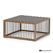 Apple Bee tuinmeubelen La Croix salontafel | Applebee | Black/Teak | Showroom sale -75% Apple Bee tuinmeubelen La Croix salontafel | Applebee | Black/Teak | Showroom sale -75%