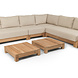 Wolfwood tuinmeubelen James Loungeset | Hoekopstelling Groot Wolfwood tuinmeubelen James Loungeset | Hoekopstelling Groot
