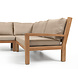 Garden Teak tuinmeubelen St. Tropez Loungeset | Hoekopstelling Klein Garden Teak tuinmeubelen St. Tropez Loungeset | Hoekopstelling Klein