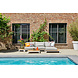 SUNS tuinmeubelen Evora Loungeset | mat royal grey | opstelling 2 SUNS tuinmeubelen Evora Loungeset | mat royal grey | opstelling 2