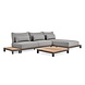 SUNS tuinmeubelen Evora Loungeset | mat royal grey | opstelling 2 SUNS tuinmeubelen Evora Loungeset | mat royal grey | opstelling 2