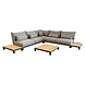 SUNS tuinmeubelen Evora Loungeset | Mat Royal Grey | Kleine hoekopstelling | opstelling 1 SUNS tuinmeubelen Evora Loungeset | Mat Royal Grey | Kleine hoekopstelling | opstelling 1