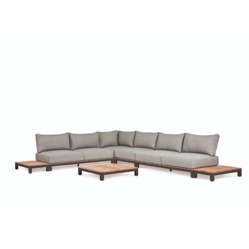 SUNS tuinmeubelen Evora Loungeset | Mat Royal Grey | Opstelling 3 SUNS tuinmeubelen Evora Loungeset | Mat Royal Grey | Opstelling 3
