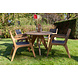 Wolfwood tuinmeubelen Norden dining tuinstoel met textileen Wolfwood tuinmeubelen Norden dining tuinstoel met textileen