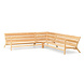 Wolfwood tuinmeubelen Norden loungeset | Opstelling 2 Wolfwood tuinmeubelen Norden loungeset | Opstelling 2