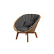 Cane-Line tuinmeubelen Peacock loungestoel | incl. kussen Cane-Line tuinmeubelen Peacock loungestoel | incl. kussen
