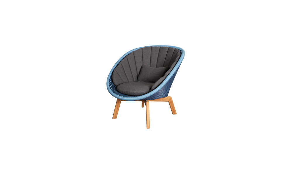 Peacock loungestoel | Kussen | Div kleuren
