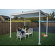 SUNS tuinmeubelen Rota | Terrasoverkapping | Mat Wit | 360x600x250cm SUNS tuinmeubelen Rota | Terrasoverkapping | Mat Wit | 360x600x250cm