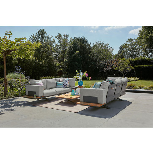 SUNS tuinmeubelen Stockholm Armleuning | Wit Frame SUNS tuinmeubelen Stockholm Armleuning | Wit Frame