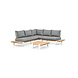 SUNS tuinmeubelen Nardo loungeset | Wit | Kleine hoekopstelling SUNS tuinmeubelen Nardo loungeset | Wit | Kleine hoekopstelling