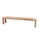 Garden Teak tuinmeubelen Tuinbank James (zonder rug) | 210 cm Garden Teak tuinmeubelen Tuinbank James (zonder rug) | 210 cm