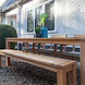 Garden Teak tuinmeubelen Tuinbank James (zonder rug) | 210 cm Garden Teak tuinmeubelen Tuinbank James (zonder rug) | 210 cm
