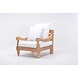 Garden Teak tuinmeubelen California Loungestoel - Zonder kussen Garden Teak tuinmeubelen California Loungestoel - Zonder kussen
