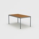 HOUE tuinmeubelen Four tuintafel | 4 Verschillende maten | Donkergrijs aluminium HOUE tuinmeubelen Four tuintafel | 4 Verschillende maten | Donkergrijs aluminium
