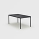 HOUE tuinmeubelen Four tuintafel | 4 Verschillende Maten | Zwart aluminium HOUE tuinmeubelen Four tuintafel | 4 Verschillende Maten | Zwart aluminium