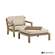 Apple Bee tuinmeubelen Olive Loungeset | Coastal Apple Bee tuinmeubelen Olive Loungeset | Coastal