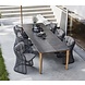 Cane-Line tuinmeubelen Aspect | Dining | 280 x 100 | Teak - Fossil Black Cane-Line tuinmeubelen Aspect | Dining | 280 x 100 | Teak - Fossil Black