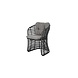 Cane-Line tuinmeubelen Basket | Tuinstoel | Black | incl. kussen Cane-Line tuinmeubelen Basket | Tuinstoel | Black | incl. kussen