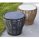 Cane-Line tuinmeubelen Basket Salontafel | Zwart of Naturel | 50cm Cane-Line tuinmeubelen Basket Salontafel | Zwart of Naturel | 50cm