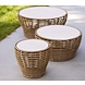 Cane-Line tuinmeubelen Basket Salontafel | Zwart of Naturel | 50cm Cane-Line tuinmeubelen Basket Salontafel | Zwart of Naturel | 50cm