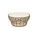 Cane-Line tuinmeubelen Basket Salontafel | Zwart of Naturel | 95cm Cane-Line tuinmeubelen Basket Salontafel | Zwart of Naturel | 95cm