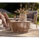 Cane-Line tuinmeubelen Basket Salontafel | Zwart/Naturel | 75cm Cane-Line tuinmeubelen Basket Salontafel | Zwart/Naturel | 75cm