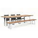 SUNS tuinmeubelen Tomar tuintafel | 3 maten | Mat Wit SUNS tuinmeubelen Tomar tuintafel | 3 maten | Mat Wit