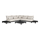 SUNS tuinmeubelen Evora Loungeset | aluminium | Kleine hoekopstelling | Opstelling 1 SUNS tuinmeubelen Evora Loungeset | aluminium | Kleine hoekopstelling | Opstelling 1