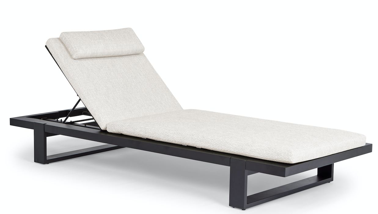 SUNS tuinmeubelen Nardo Sunlounger | Aluminium | 2 kleuren leverbaar | Incl. kussen