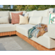 SUNS tuinmeubelen Loungeset Emar | groot | 2 kleuren verkrijgbaar | naturel kussens SUNS tuinmeubelen Loungeset Emar | groot | 2 kleuren verkrijgbaar | naturel kussens
