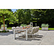SUNS tuinmeubelen Savona Tuintafel | Mat Wit met 6 Nappa fishbone tuinstoelen SUNS tuinmeubelen Savona Tuintafel | Mat Wit met 6 Nappa fishbone tuinstoelen