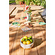 SUNS tuinmeubelen Tuinset | Ovada tuintafel met tuinbank, 4 Vieste en 4 nappa macramé tuinstoelen SUNS tuinmeubelen Tuinset | Ovada tuintafel met tuinbank, 4 Vieste en 4 nappa macramé tuinstoelen
