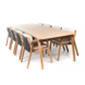 Jardinico Tuinset Flexx | Tuintafel 300x100 en 8 Flexx stoelen Jardinico Tuinset Flexx | Tuintafel 300x100 en 8 Flexx stoelen