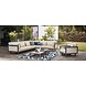 Apple Bee tuinmeubelen Santorini Loungeset | Verkrijgbaar in stof of rope Apple Bee tuinmeubelen Santorini Loungeset | Verkrijgbaar in stof of rope