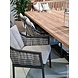 Wolfwood tuinmeubelen SHOWROOMSALE 50 % KORTING George Tuintafel 280x100 | 6x Milou tuinstoel | Wolfwood tuinmeubelen SHOWROOMSALE 50 % KORTING George Tuintafel 280x100 | 6x Milou tuinstoel |