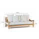 Garden Teak tuinmeubelen California Loungeset Garden Teak tuinmeubelen California Loungeset
