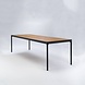 HOUE tuinmeubelen Four tuintafel | 210 x 90 | Zwart frame & bamboo blad HOUE tuinmeubelen Four tuintafel | 210 x 90 | Zwart frame & bamboo blad
