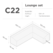 SUNS tuinmeubelen Suns | Beschermhoes voor loungeset | Grijs | C22 SUNS tuinmeubelen Suns | Beschermhoes voor loungeset | Grijs | C22