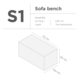 SUNS tuinmeubelen Suns | Beschermhoes voor loungestoel | Grijs | S1 SUNS tuinmeubelen Suns | Beschermhoes voor loungestoel | Grijs | S1