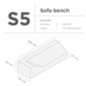 SUNS tuinmeubelen Suns | Beschermhoes voor loungebank | Grijs | S5 SUNS tuinmeubelen Suns | Beschermhoes voor loungebank | Grijs | S5