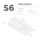 SUNS tuinmeubelen Suns | Beschermhoes voor loungebank | Grijs | S6 SUNS tuinmeubelen Suns | Beschermhoes voor loungebank | Grijs | S6