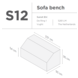 SUNS tuinmeubelen Suns | Beschermhoes voor loungebank | Grijs | S12 SUNS tuinmeubelen Suns | Beschermhoes voor loungebank | Grijs | S12