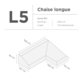 SUNS tuinmeubelen Suns | Beschermhoes voor 2-zits incl. chaise longue | Grijs | L1-L5 SUNS tuinmeubelen Suns | Beschermhoes voor 2-zits incl. chaise longue | Grijs | L1-L5