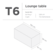 SUNS tuinmeubelen Suns | Beschermhoes voor Loungetafel | T4-T5-T6 SUNS tuinmeubelen Suns | Beschermhoes voor Loungetafel | T4-T5-T6
