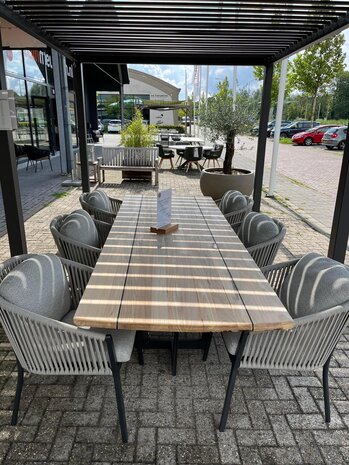 SUNS tuinmeubelen SHOWROOM SALE | Palermo 280 x 100 | 6x Avero tuinstoel SUNS tuinmeubelen SHOWROOM SALE | Palermo 280 x 100 | 6x Avero tuinstoel