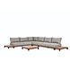 SUNS tuinmeubelen Evora Loungeset | Mat Royal Grey | Grote hoekopstelling SUNS tuinmeubelen Evora Loungeset | Mat Royal Grey | Grote hoekopstelling